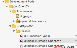 ios - 将opencv引入私有pod，报错’opencv2/opencv.hpp’ file not found
