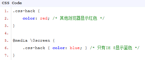 浅谈各种浏览器下的CSS Hack兼容性写法