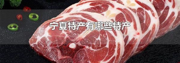 宁夏特产有哪些特产