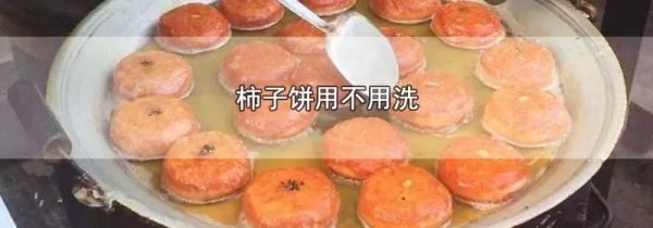 柿子饼用不用洗