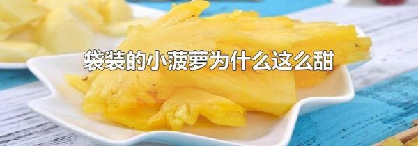 袋装的小菠萝为什么这么甜