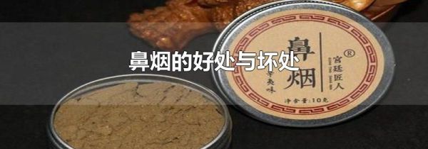 鼻烟的好处与坏处