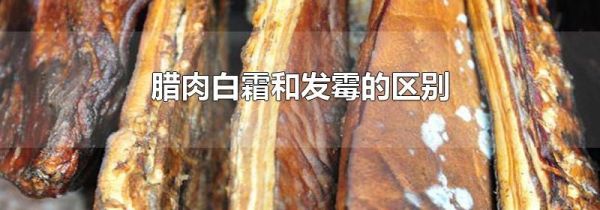 腊肉白霜和发霉的区别