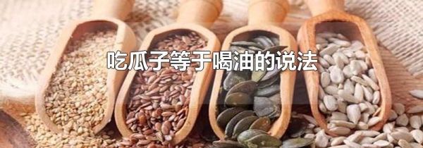 吃瓜子等于喝油的说法