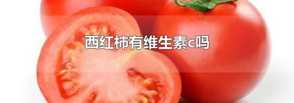 西红柿有维生素c吗