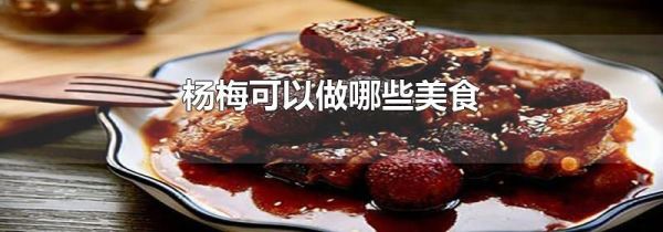 杨梅可以做哪些美食