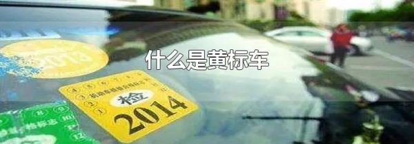 什么是黄标车