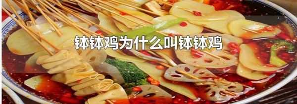 钵钵鸡为什么叫钵钵鸡