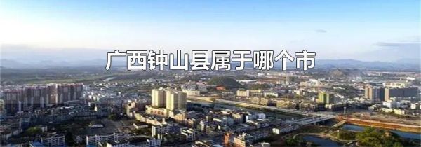 广西钟山县属于哪个市