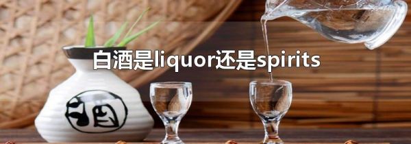 白酒是liquor还是spirits