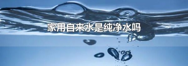 家用自来水是纯净水吗