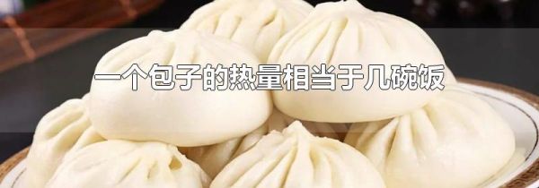 一个包子的热量相当于几碗饭