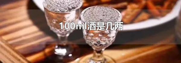 100ml酒是几两