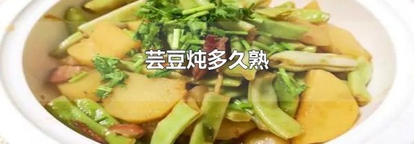 芸豆炖多久熟