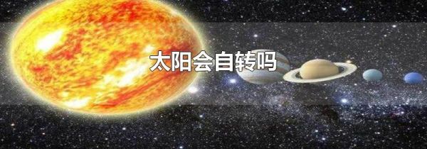 太阳会自转吗