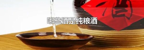 哪些酒是纯粮酒