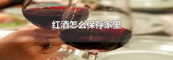 红酒怎么保存家里