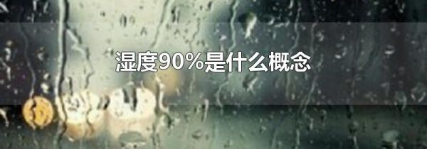 湿度90%是什么概念