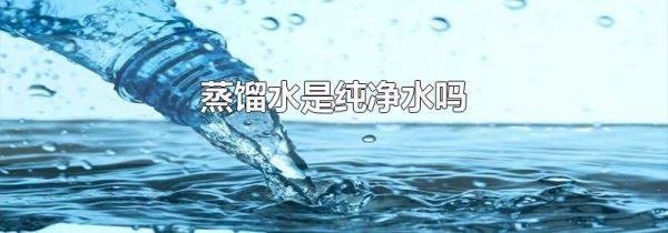 蒸馏水是纯净水吗