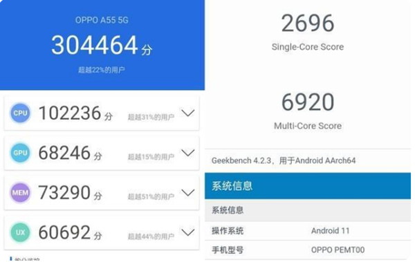 oppoa55什么处理器