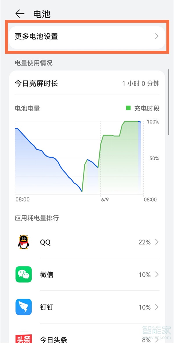 鸿蒙智能充电模式怎么关