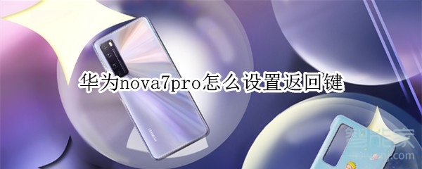 华为nova7pro怎么设置返回键