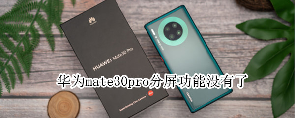 华为mate30pro分屏功能没有了