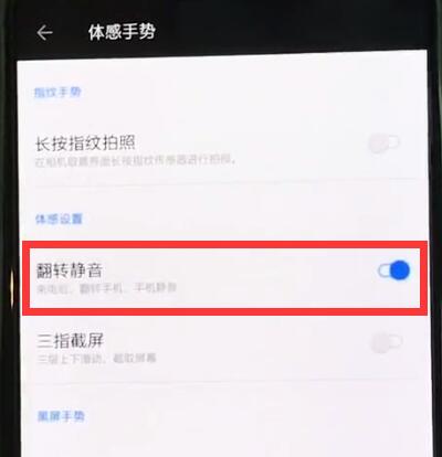 一加6开启翻转静音的简单步骤
