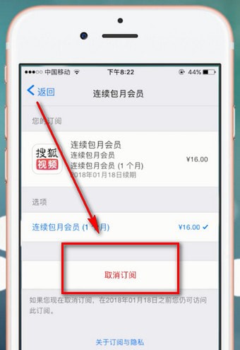 苹果手机中取消订阅具体步骤介绍
