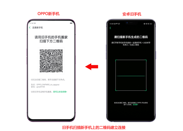 oppo手机将旧手机数据转移到新手机中的操作步骤