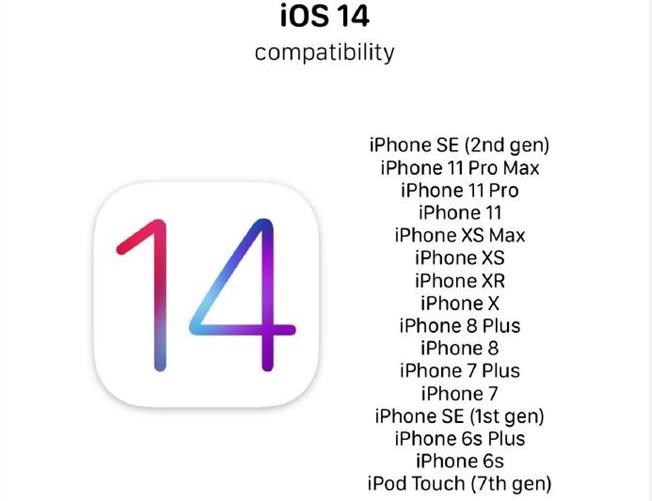 ios14哪些机型可以更新详细介绍