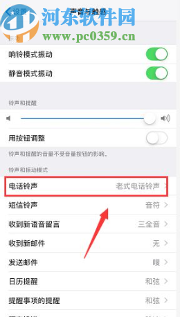 iPhone XR设置来电铃声的方法步骤