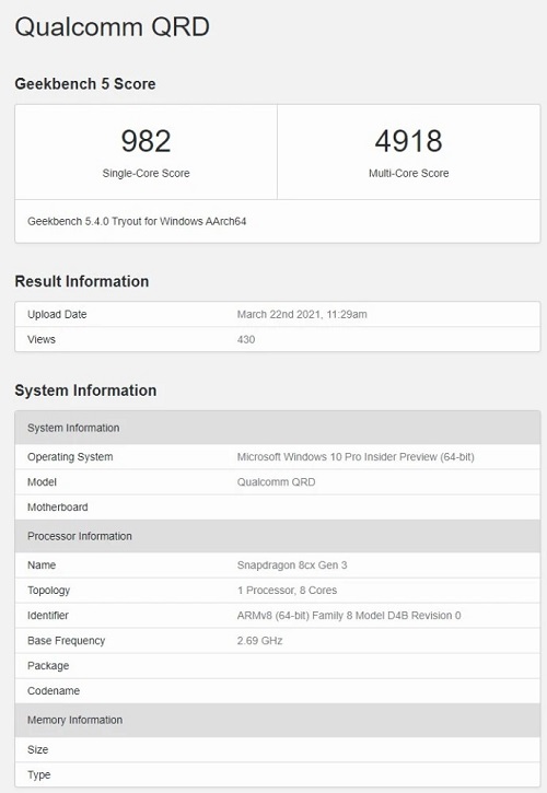 高通骁龙8cxgen3性能详细介绍