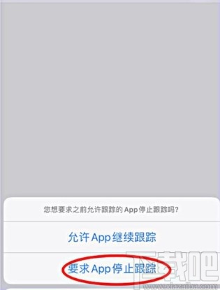 苹果手机关闭APP跟踪的方法