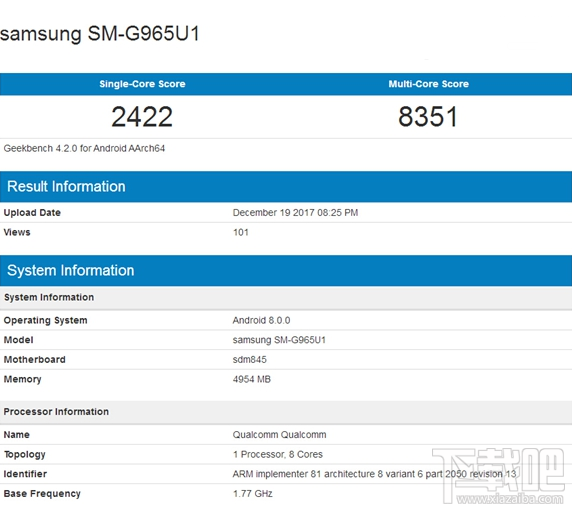 三星S9+跑分怎么样？GeekBench跑分介绍