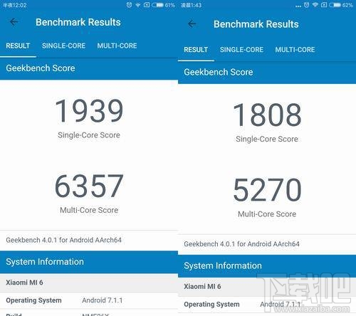 小米6和荣耀9跑分哪个高？荣耀9和小米6性能对比