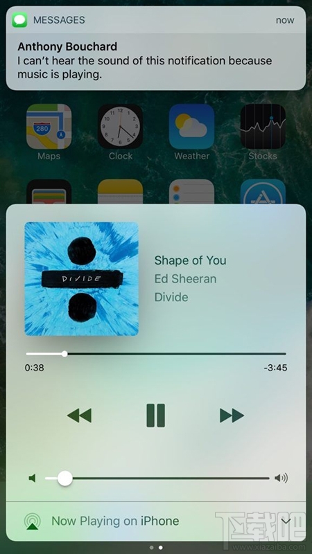 听歌时怎样才能不被手机信息打断？iOS10插件介绍