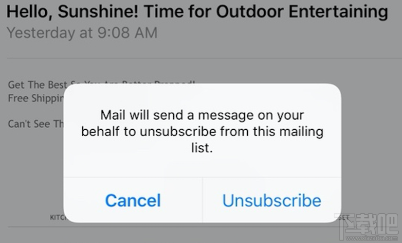 iOS10邮件应用支持取消订阅吗 iOS10邮件应用如何取消订阅设置