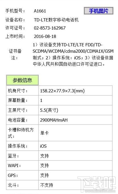 苹果iPhone 7电池容量怎么样？iPhone 7电池容量参数一览