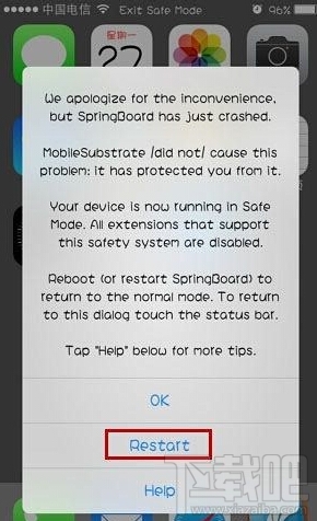 iPhone6进入安全模式方法教程