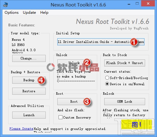 Nexus Root Toolkit 安卓5.0一键root教程