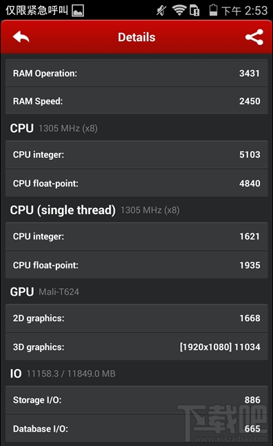 安兔兔评测华为Kirin 920 荣耀6