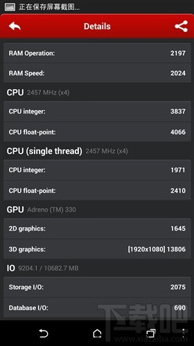 安兔兔评测骁龙801 HTC One 时尚版