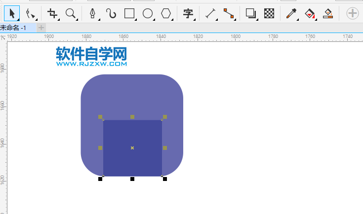 CDR2022怎么画一个手机录音图标