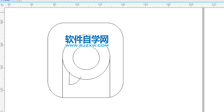 CDR怎么画vivo手机短信图标