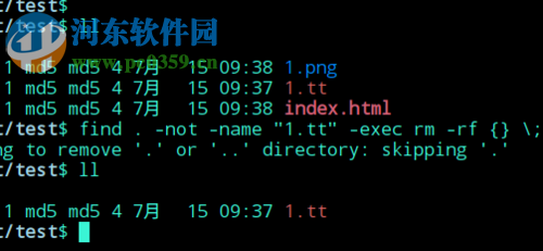 使用rm命令删除特定文件的方法