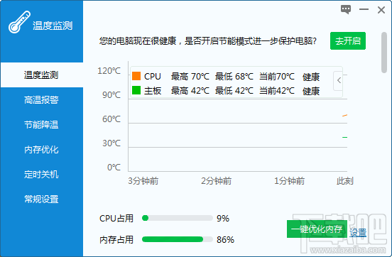 炎炎夏日，快用温度检测给您的电脑量量体温！