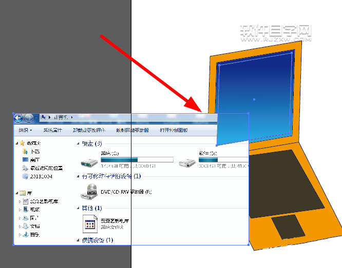 ai怎么画电脑笔记本？