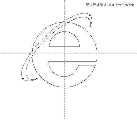 用CorelDRAW X6设计IE8浏览器标志