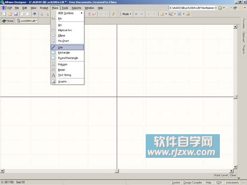 Protel DXP 2004绘制自己的原理图库元件实例教程